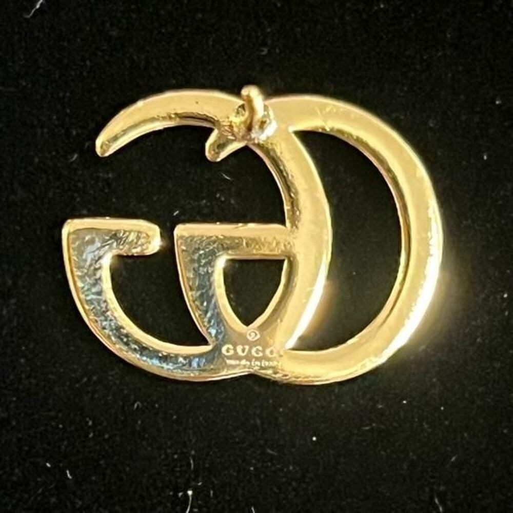 Gucci GG Gold Tone Earrings w/Box and Dust bag (GGXX028) - Picture 6 of 6